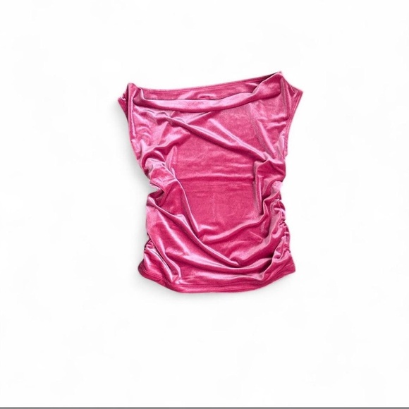 Old Navy Tops - Old Navy Rich Pink Satin Top